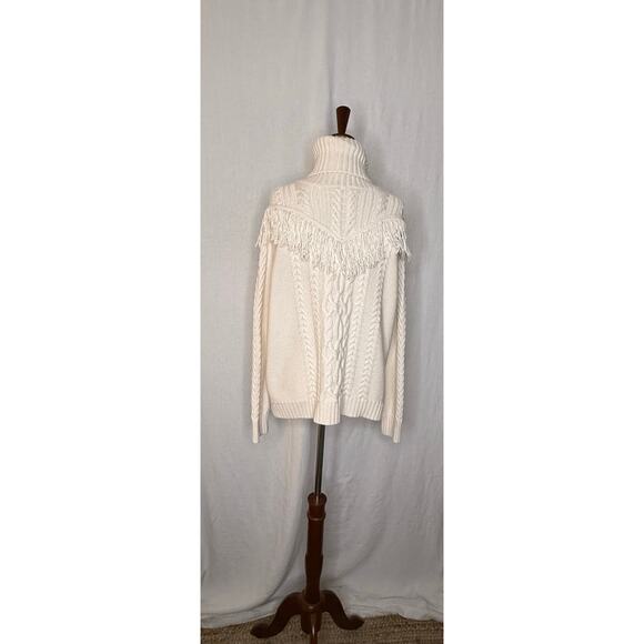 Joie Viviam Cable Knit Fringe Turtleneck Sweater
Size Small - Picture 3 of 6